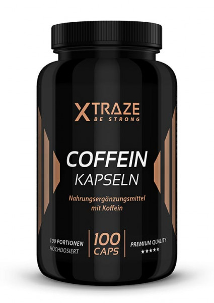 Caffeine 200 mg, 100 capsules